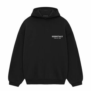 Fear of God Essentials Black Hoodie 2024